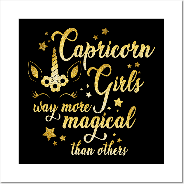 Capricorn Girls Wall Art by Stoney09